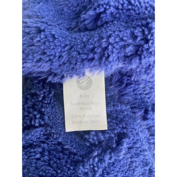BABY LAUNDRY Plush Steel Blue Maze Lovey Security Blanket - Picture 5 of 7